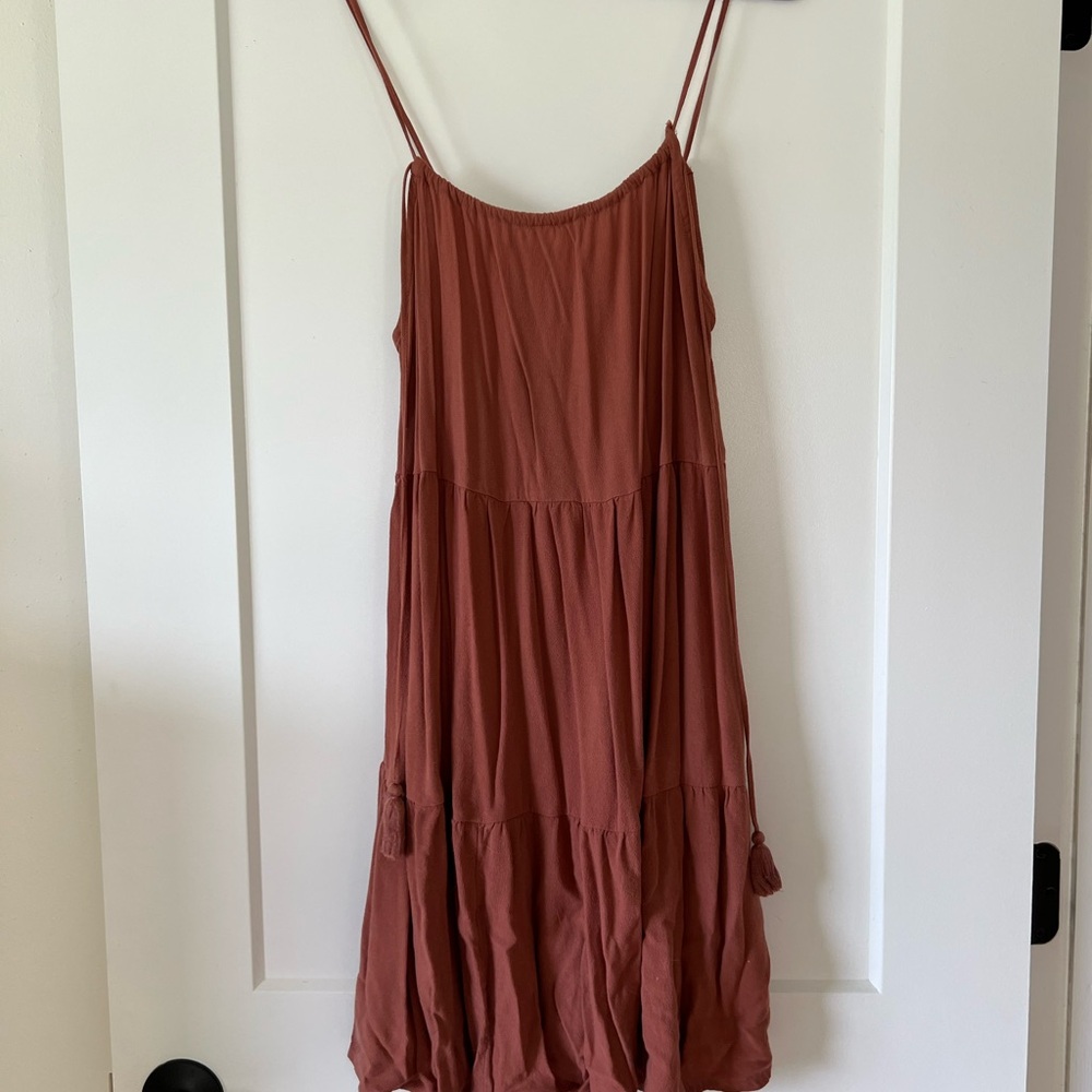Roxy Rust Sleeveless Dress